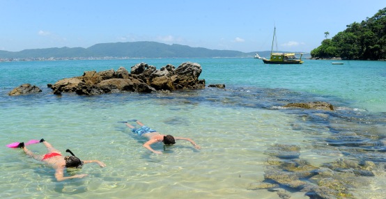 Snorkeling na Sepultura (Foto: clicRBS - Charles Guerra)