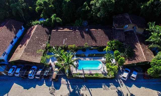 Vista aérea da Pousada Estalagem Don Pablo